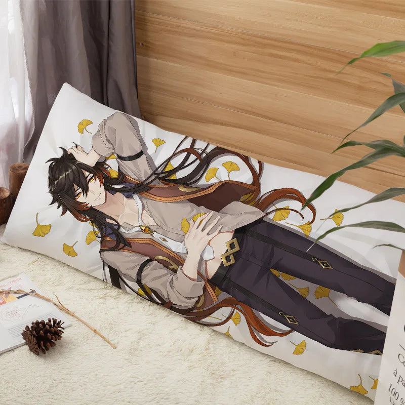 Genshin Impact male anime body pillow