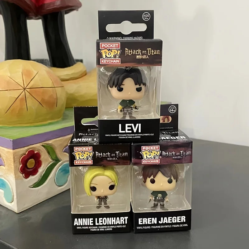 brelok funko pop Attack on titan Levi Ackerman - Eren Jaeger