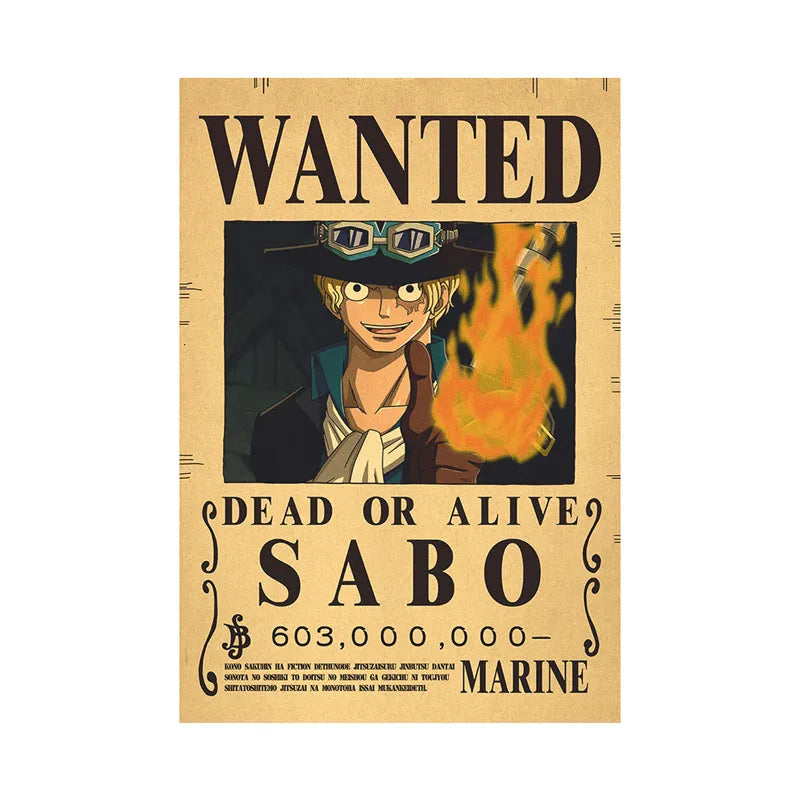 Wanted plakat Sabo - One Piece 17