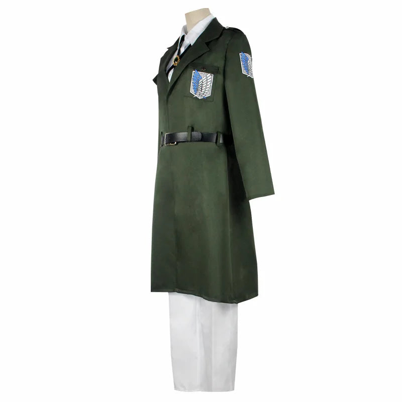 Anime Attack on Titan Survey Corps Cosplay mundur