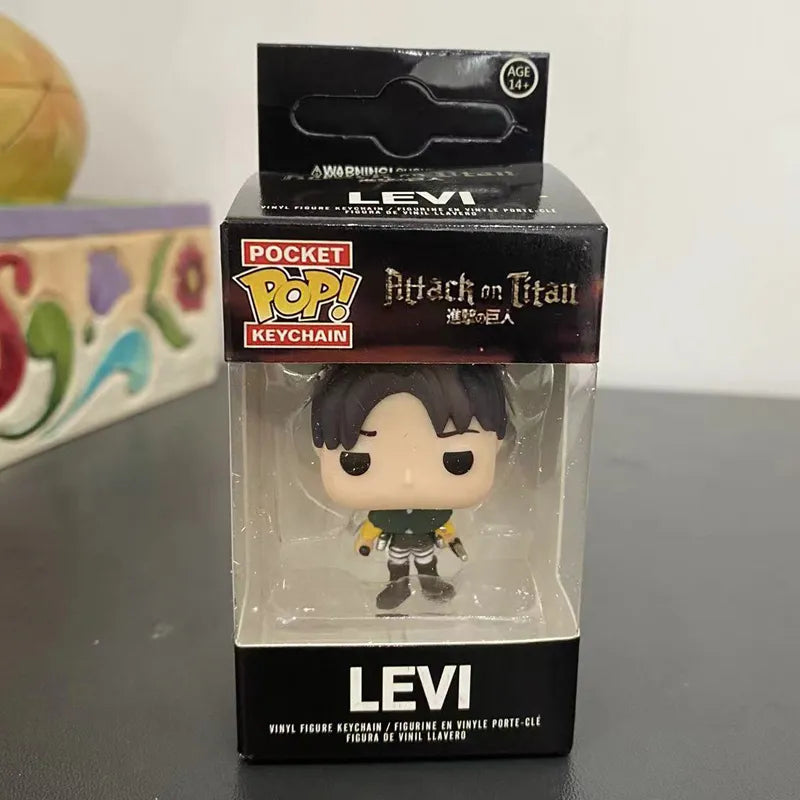 brelok funko pop Attack on titan Levi Ackerman - Eren Jaeger