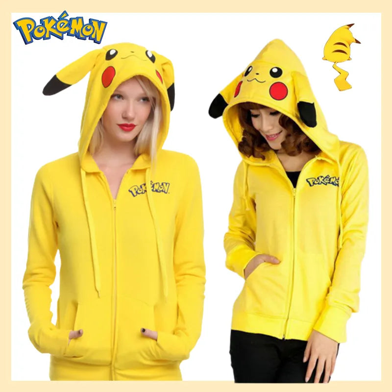 Pokemon Pikachu Bluza z kapturem