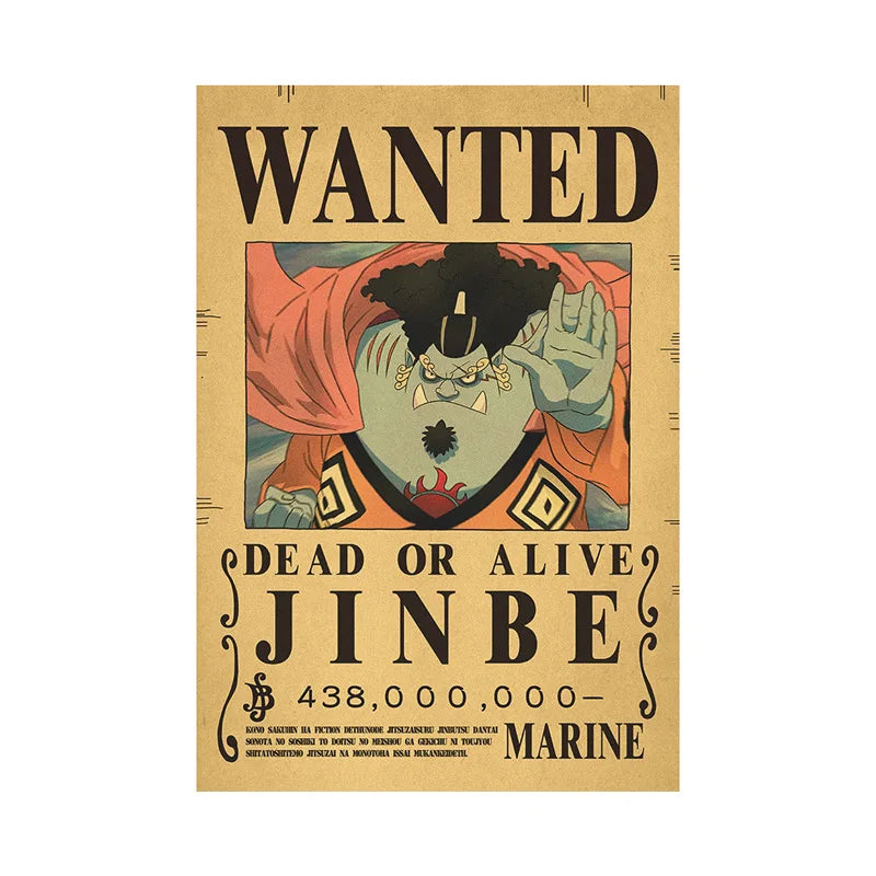 Wanted plakat Jinbe - NEW12