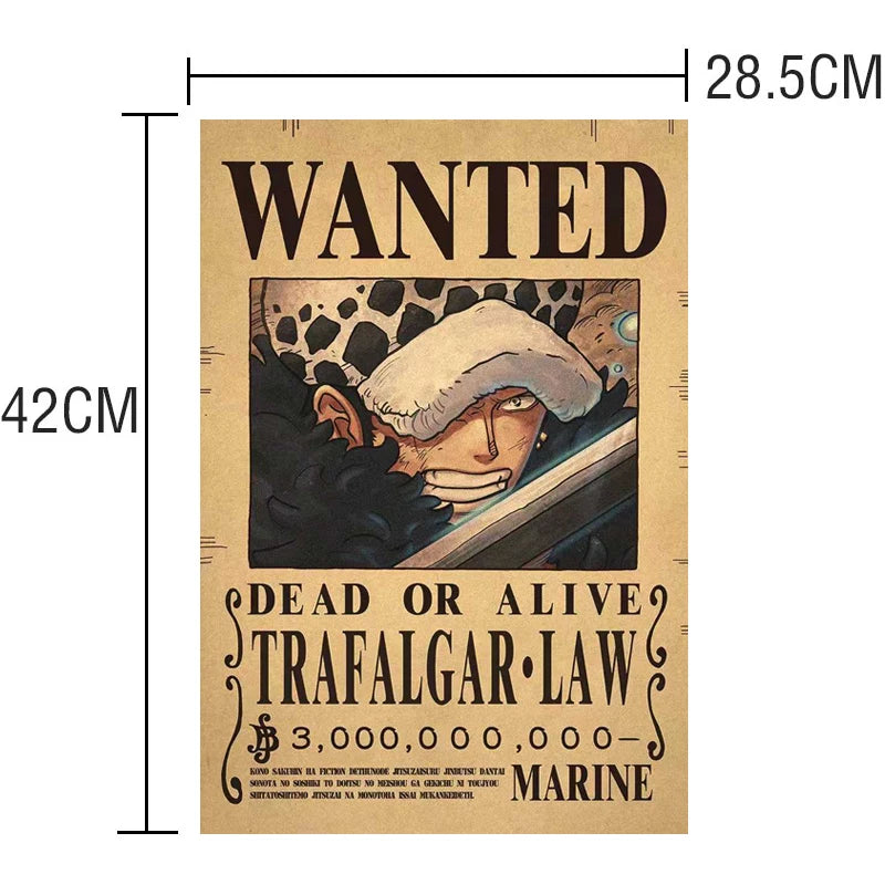 Wanted plakat Rayleigh - One Piece 23