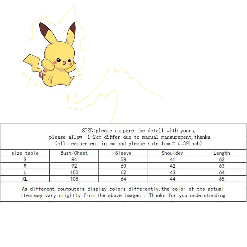 Pokemon Pikachu Bluza z kapturem