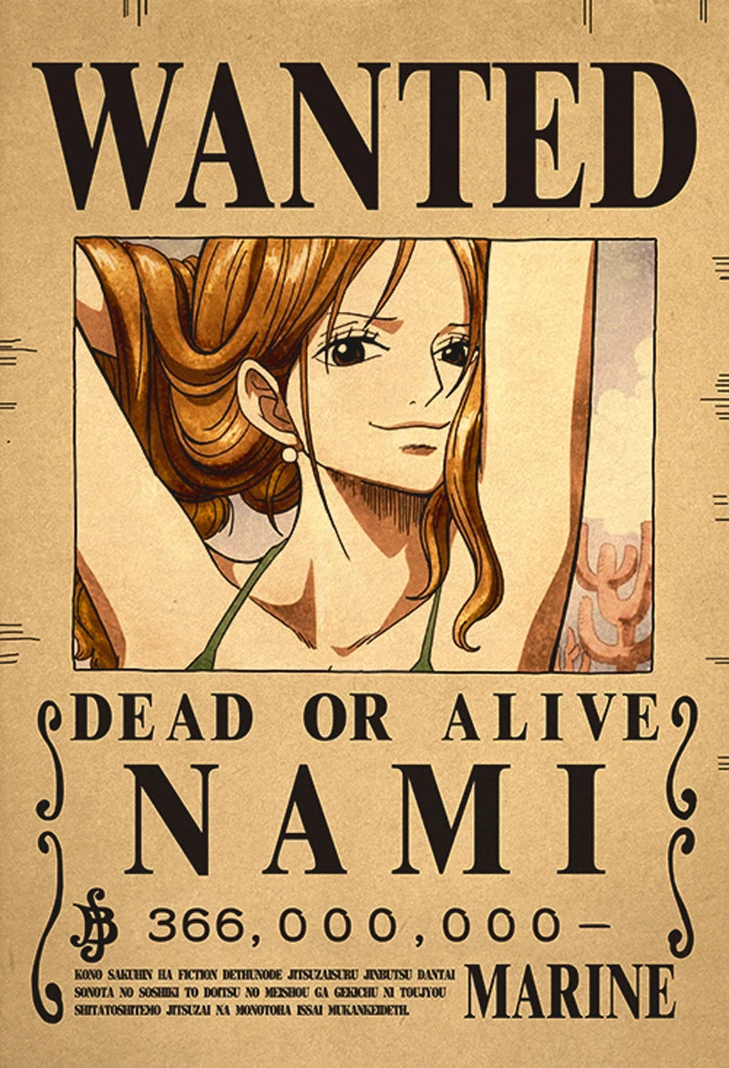 Wanted plakat Chopper - One Piece 15