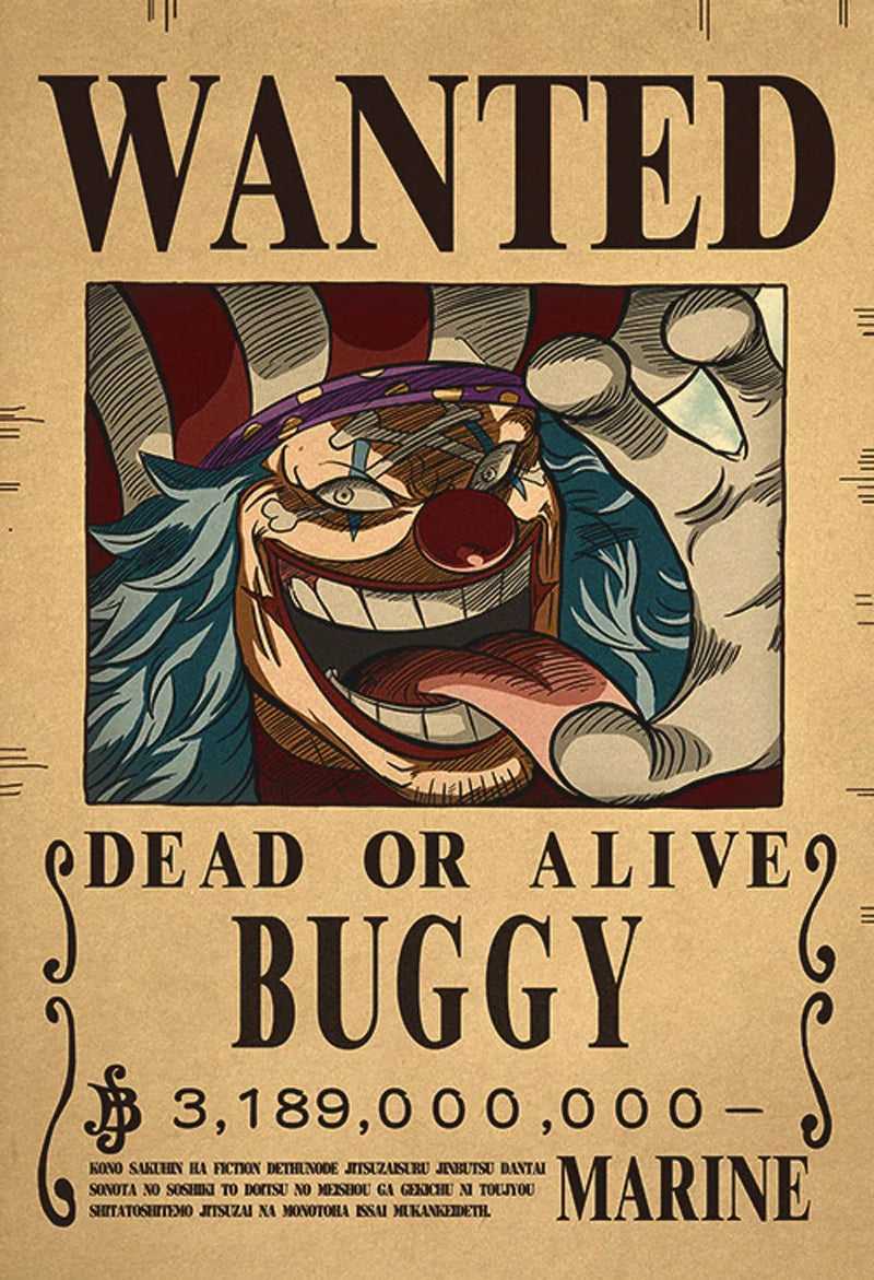 Wanted plakat Rayleigh - One Piece 23